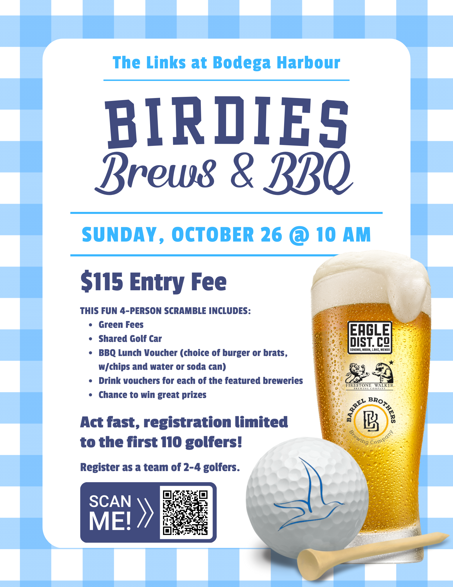 Bodega Harbour Birdies Brews BBQ 2025